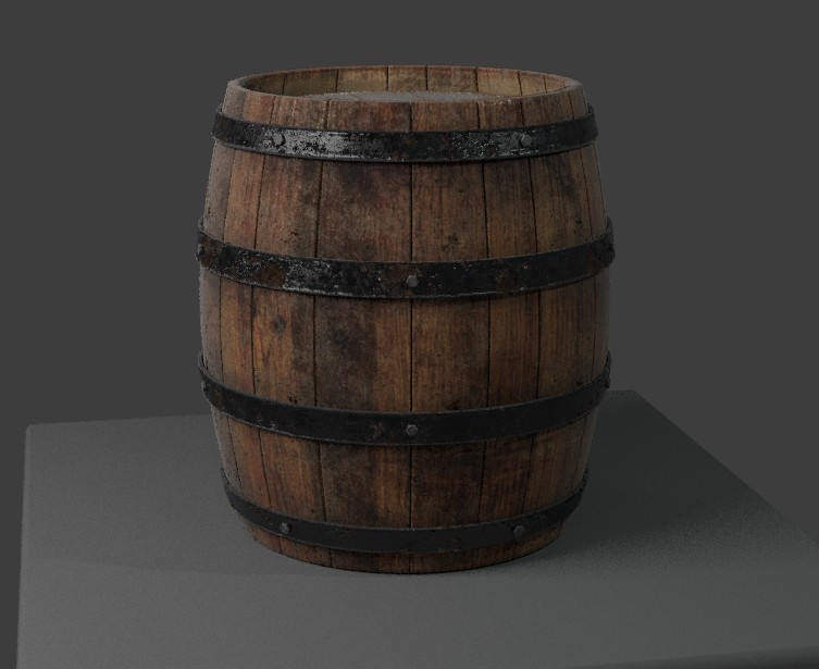 Wooden Barrel preview image 1